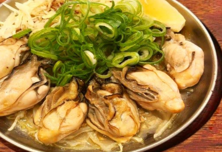 かきバター焼き（Grilled Hiroshima oysters）
